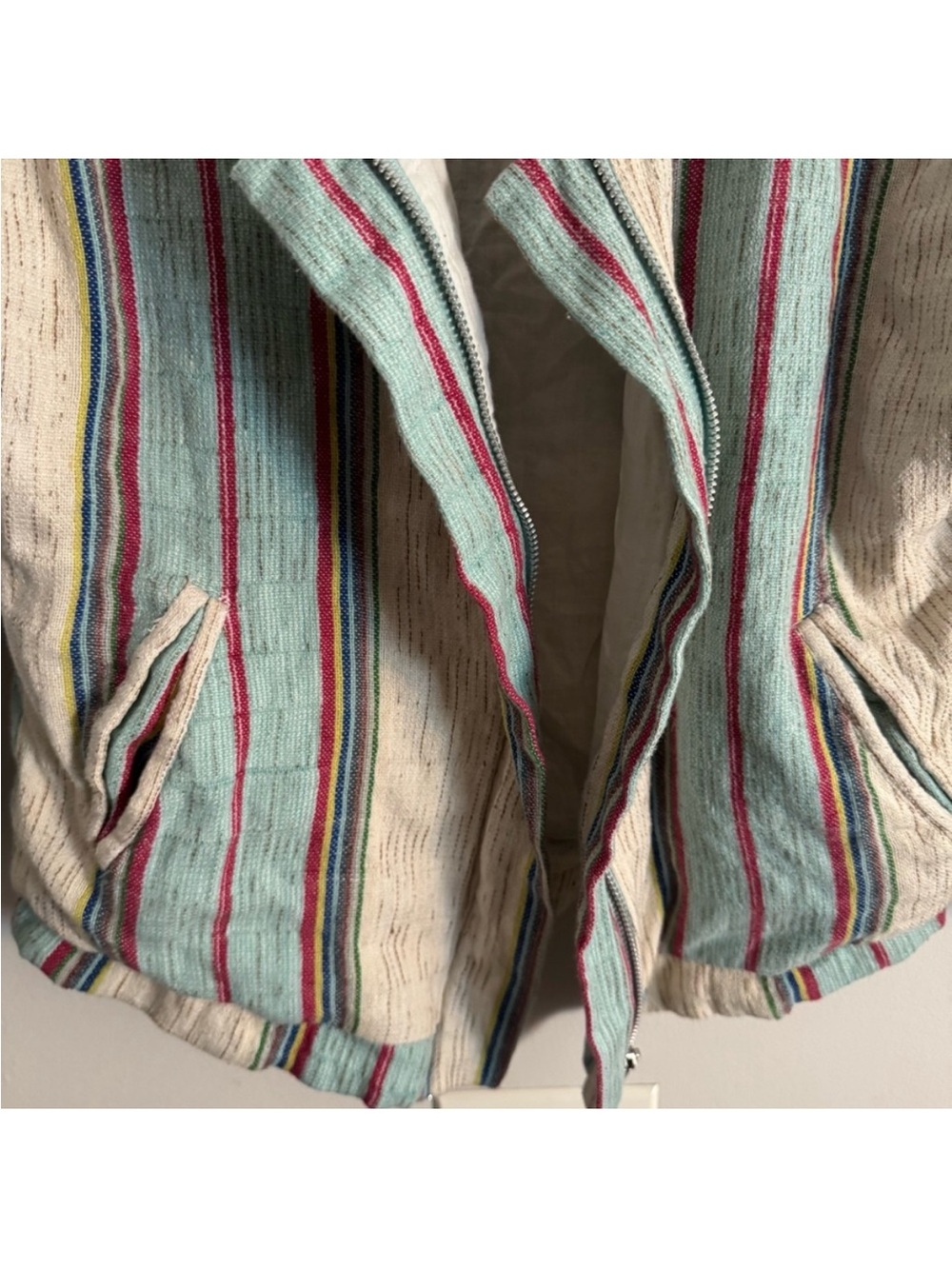 Anthropologie dRA LA Viola Striped Cropped Jacket | Multicolor | S - Picture 7 of 7